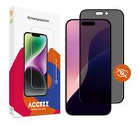 Accezz Accezz Protection d'écran en verre trempé Privacy iPhone 16 Pro Max / 17 Pro Max Transparent