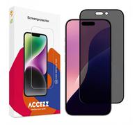 Accezz Accezz Protection d'écran en verre trempé Privacy pour iPhone 16 Pro Max / 17 Pro Max Transparent