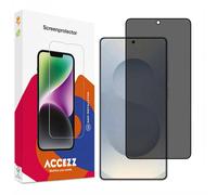 Accezz Protection d'écran en verre trempé Privacy pour Samsung Galaxy S25 Edge