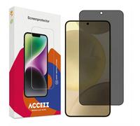 Accezz Accezz Protection d'écran en verre trempé Privacy pour Samsung Galaxy S25 Plus Transparent