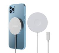 Accezz Wireless Charger USB-C - Chargeur MagSafe sans fil - 1 mètre - Blanc