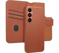 Accezz Bibliothèque en cuir 2-en-1 avec MagSafe pour le Samsung Galaxy S23 FE - Sienna Brown