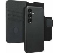 Accezz Accezz Étui de télephone portefeuille en cuir 2-en-1 avec MagSafe Samsung Galaxy S24 Onyx Black Noir