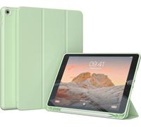 Accezz Bibliothèque intelligente en silicone pour l'Apple iPad 6 (2018) 9,7 pouces / iPad 5 (2017) 9,7 pouces - Vert clair