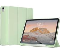 Accezz Bibliothèque intelligente en silicone pour l'Apple iPad Air 11 pouces (2025) M3 / (2024) M2 / Air 5 (2022) / Air 4 (2020) - Vert clair
