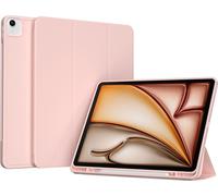 Accezz Bibliothèque intelligente en silicone pour l'Apple iPad Air 13 pouces (2025) M3 / (2024) M2 - Rose