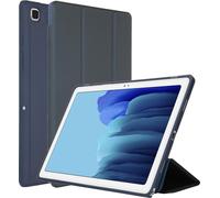 Accezz Bibliothèque intelligente en silicone pour Samsung Galaxy Tab A7 - Bleu foncé