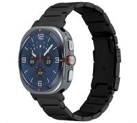 Accezz Accezz Bracelet en acier Titane mat Samsung Galaxy Watch Ultra (2024/2025) Noir Noir