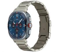 Accezz Bracelet en acier Titane mat pour Samsung Galaxy Watch Ultra (2024/2025) - Titanium