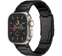 Accezz Bracelet en acier Titane mat pour Watch | 44/45/46/49 mm - Noir
