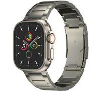 Accezz Bracelet en acier Titane mat pour Apple Watch | 44/45/46/49 mm - Titanium