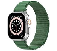 Accezz Bracelet en nylon Alpine pour Apple Watch | 44/45/46/49 mm - Olive Green