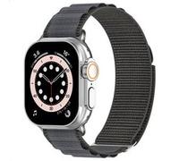 Accezz Bracelet en nylon Alpine pour Apple Watch | 44/45/46/49 mm - Dark Grey