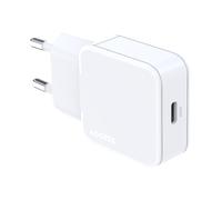 Accezz Chargeur GaN Ultra Slim - USB-C - 20 W - Blanc