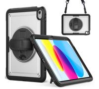 Accezz Coque arrière Defender XT pour Apple iPad 11 (2025) 11 pouces A16 / iPad 10 (2022) 10.9 pouces - Transparent