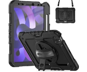 Accezz Coque arrière Defender XT pour Apple iPad Air 5 (2022) / Air 4 (2020) - Noir
