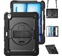 Accezz Coque arrière Defender XT pour Apple iPad Air 13 pouces (2026) M4 / (2025) M3 / (2024) M2 - Noir