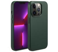Coque pour iPhone 13 Pro Cuir véritable Cedar Vert