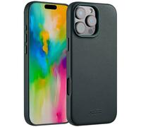 Accezz Accezz Coque arrière en cuir avec MagSafe iPhone 16 Pro Max Cedar Green Vert foncé