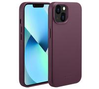 Accezz Coque arrière en cuir avec MagSafe pour iPhone 13 - Heath Purple