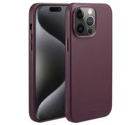 Accezz Coque arrière en cuir avec MagSafe pour iPhone 15 Pro Max - Heath Purple
