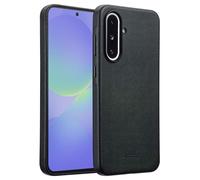 Accezz Accezz Coque arrière en cuir avec MagSafe Samsung Galaxy A36 / A56 Onyx Black Noir