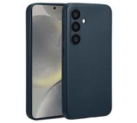 Coque pour Samsung Galaxy S24 Cuir véritable Nightfall Blue