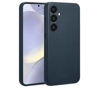 Accezz Coque arrière en cuir avec MagSafe pour Samsung Galaxy S24 Plus - Nightfall Blue