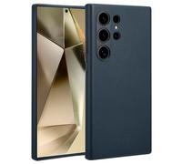 Coque pour Samsung Galaxy S24 Ultra Cuir véritable Nightfall Blue