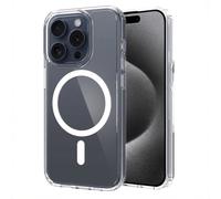 Accezz Coque arrière Xtreme Impact avec MagSafe pour Apple iPhone 15 Pro - Transparent