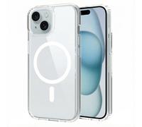 Accezz Coque arrière Xtreme Impact avec MagSafe pour Apple iPhone 15 - Transparent