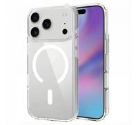 Accezz Coque arrière Xtreme Impact avec MagSafe pour Apple iPhone 17 Pro - Transparent