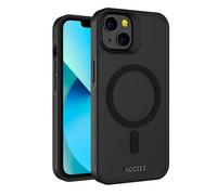Accezz Coque Givrée Robuste avec MagSafe pour Apple iPhone 13 - Noir