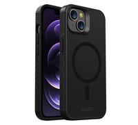 Accezz Coque Givrée Robuste avec MagSafe pour Apple iPhone 14 - Noir