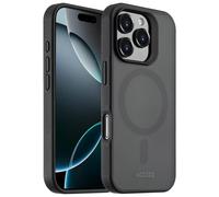 Accezz Coque Givrée Robuste avec MagSafe pour Apple iPhone 16 Pro - Noir