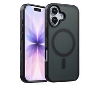 Accezz Coque Givrée Robuste avec MagSafe pour Apple iPhone 17 - Noir