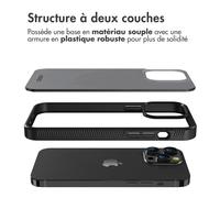Accezz Coque Givrée Robuste pour Apple iPhone 14 Pro Max - Noir