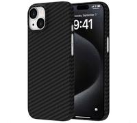 Accezz Coque Kevlar® MagSafe pour Apple iPhone 15 - Noir