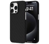 Accezz Coque Kevlar® MagSafe pour Apple iPhone 15 Pro Max - Noir