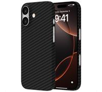 Accezz Coque Kevlar® MagSafe pour Apple iPhone 16 - Noir