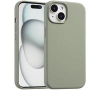 Accezz Coque Liquid Silicone avec MagSafe pour Apple iPhone 15 - Cooper Green