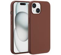 Accezz Coque Liquid Silicone avec MagSafe pour Apple iPhone 15 - New Tea Brown