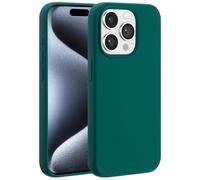 Accezz Coque Liquid Silicone avec MagSafe pour Apple iPhone 15 Pro - Forest Green