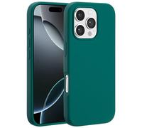 Accezz Coque Liquid Silicone avec MagSafe pour Apple iPhone 16 Pro - Forest Green