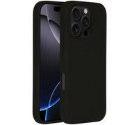 Accezz Coque Liquid Silicone avec MagSafe pour Apple iPhone 16 Pro - Noir