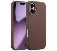 Accezz Coque Liquid Silicone avec MagSafe pour Apple iPhone 17 - New Tea Brown