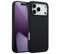 Accezz Coque Liquid Silicone avec MagSafe pour Apple iPhone 17 Pro Max – Noir