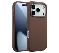 Accezz Coque Liquid Silicone avec MagSafe pour Apple iPhone 17 Pro - New Tea Brown