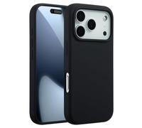 Accezz Coque Liquid Silicone avec MagSafe pour Apple iPhone 17 Pro - Noir