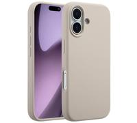 Accezz Coque Liquid Silicone avec MagSafe pour Apple iPhone 17 - Stone